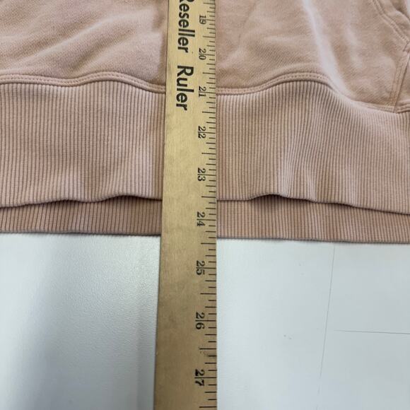 Under Armour Hoodie‎ Womens Large Pink Loose Knit Rival Fleece Sweater - Picture 9 of 10